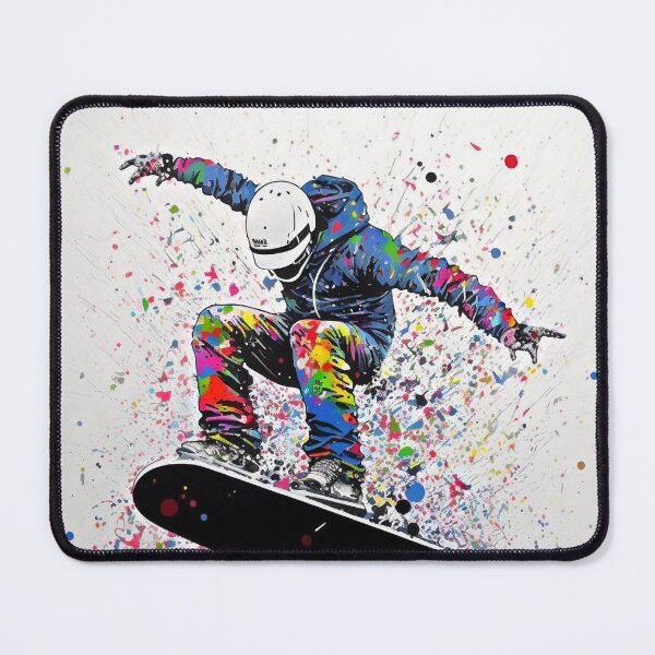 Item preview, SNOWBOARD WINTER  Midjourney AI Artwork designed and sold by davidjulie.