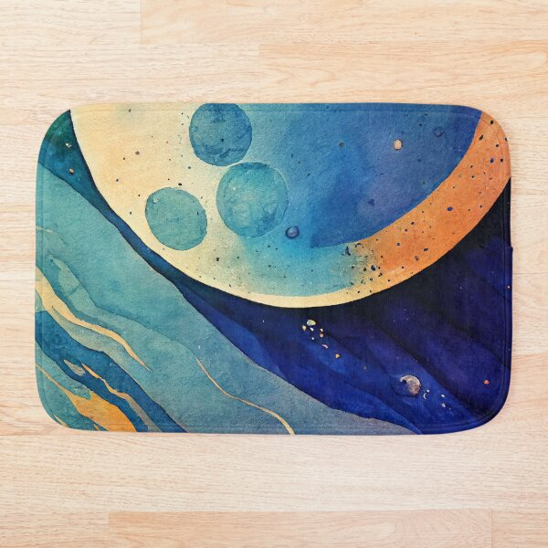Item preview, Vibrant watercolor cosmic view pattern designed and sold by AppleElf.