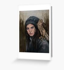 Gimlet eye Greeting Card