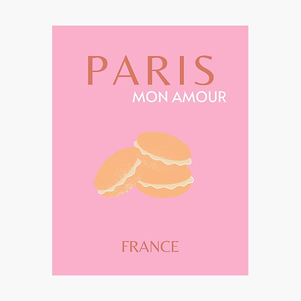 Pink Paris Travel Art Pastel Preppy Macarons Metal Lunch Box