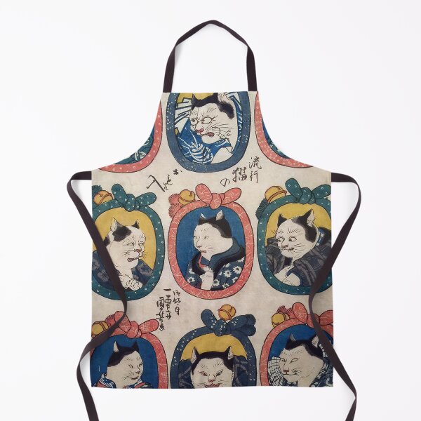 Item preview, Fashionable Cats Performing Mime - Utagawa Kuniyoshi 歌川 国芳 designed and sold by Onodera.