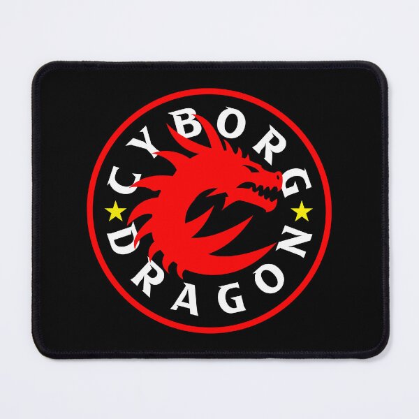 Item preview, Cool Cyborg Dragon Logo Design designed and sold by LuckDragonGifts.