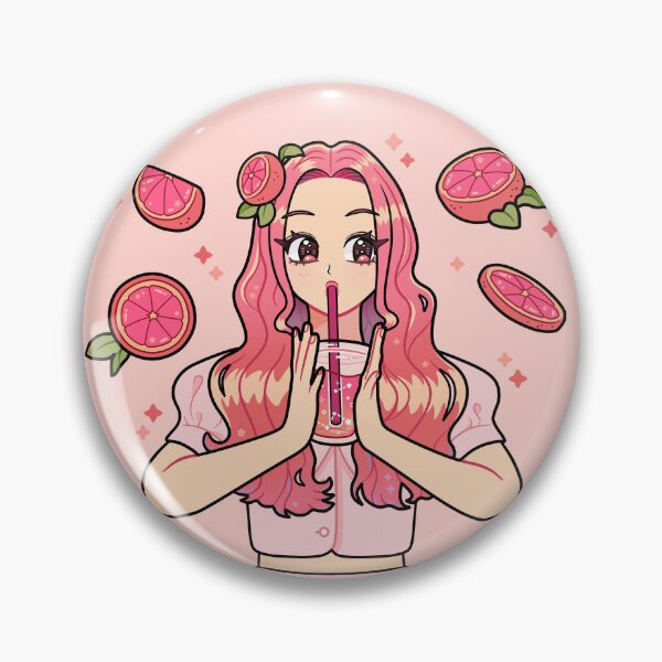 Aperçu de l'œuvre Fille de pamplemousse rose créée et vendue par StudioHearty.