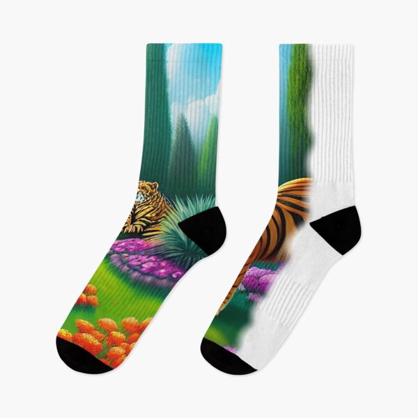 Item preview, Harimau In Flower Garden designed and sold by entrys.