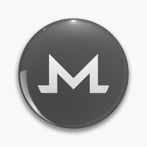 Item preview, Monero XMR Crypto Altcoin - Clean Grey-White Logo Variant #2 designed and sold by CryptoMoods.