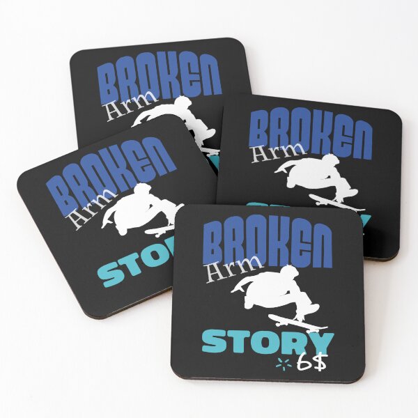 Item preview, Broken Arm Story Funny Skateboarder Extreme Sport designed and sold by Merchandiser099.