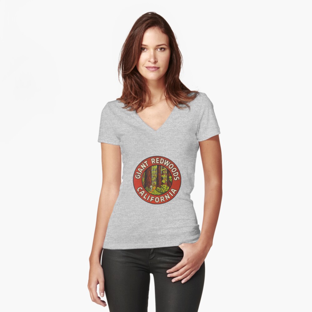 Item preview, Fitted V-Neck T-Shirt designed and sold by MeLikeyTees.