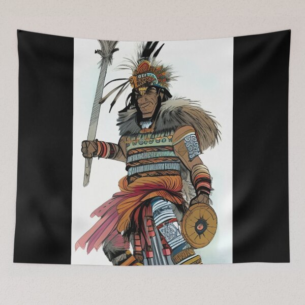 Item preview, ancient mayan warrior designed and sold by optimusprime39.