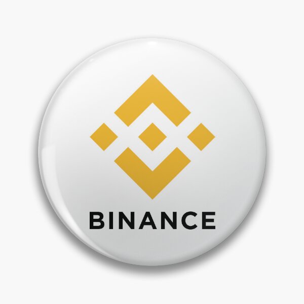 Item preview, Binance BNB Crypto Altcoin - Clean Vertical Yellow Logo with Black Text Logo Large Version designed and sold by CryptoMoods.