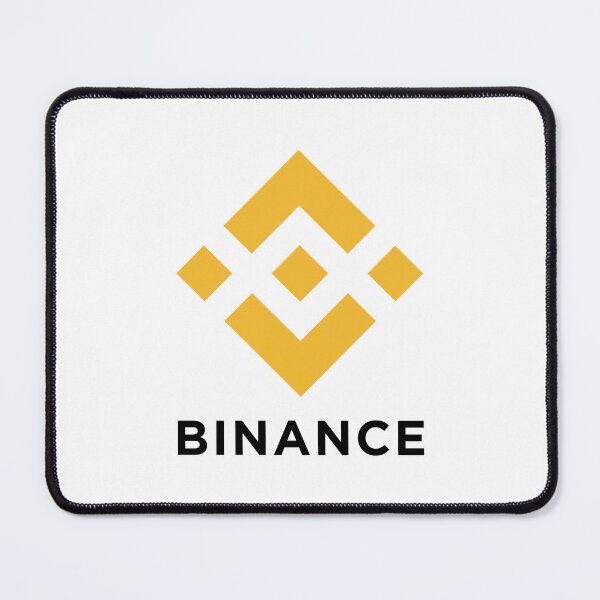Item preview, Binance BNB Crypto Altcoin - Clean Vertical Yellow Logo with Black Text Logo Large Version designed and sold by CryptoMoods.