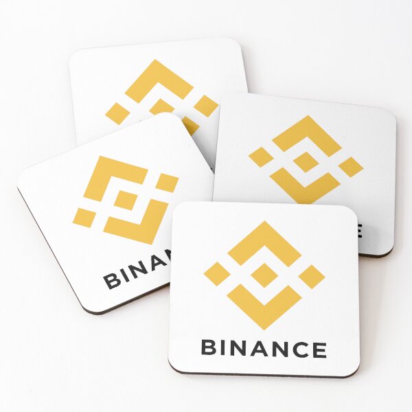 Item preview, Binance BNB Crypto Altcoin - Clean Vertical Yellow Logo with Black Text Logo Large Version designed and sold by CryptoMoods.