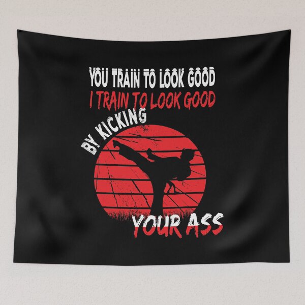 Item preview, Taekwondo Train to look good funny Martial arts designed and sold by Merchandiser099.