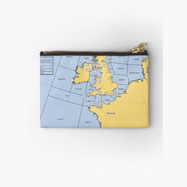 Item preview, UK Shipping Forecast Map designed and sold by ianturton.