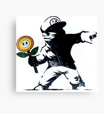 The Mario Flower Chucker Canvas Print