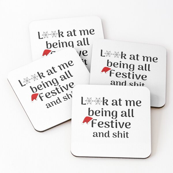 Item preview, Look at me being all festive and shit Funny Christmas Tree quote  designed and sold by rimbuy.