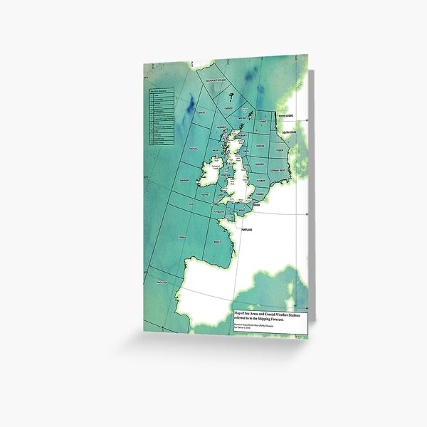 Vista previa del artículo con la obra «Mapa de previsión del envío del Reino», diseñado y vendido por ianturton.