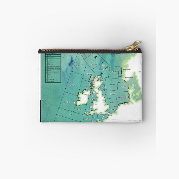 Item preview, UK Shipping Forecast Map designed and sold by ianturton.