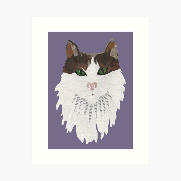 Item preview, Kizzie Collage Cat designed and sold by Lindyjo.