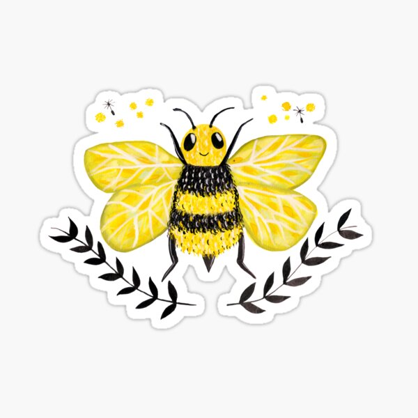 Wattle it Bee? Sticker