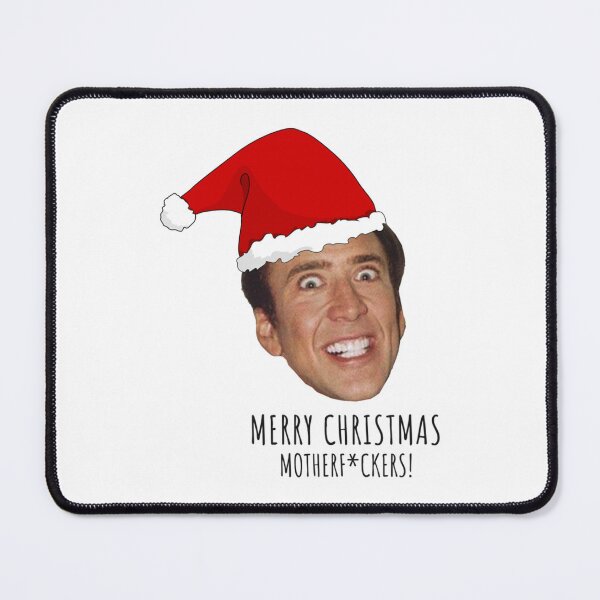 Item preview, Nicolas Cage Merry Christmas motherfckers   designed and sold by tinablanc.