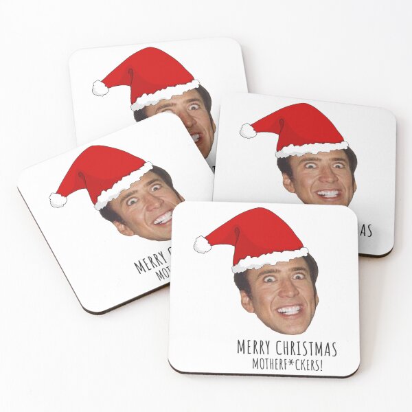 Item preview, Nicolas Cage Merry Christmas motherfckers   designed and sold by tinablanc.