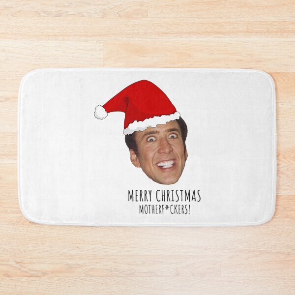 Item preview, Nicolas Cage Merry Christmas motherfckers   designed and sold by tinablanc.