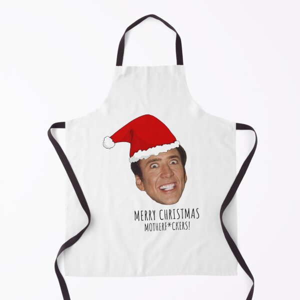 Item preview, Nicolas Cage Merry Christmas motherfckers designed and sold by tinablanc.
