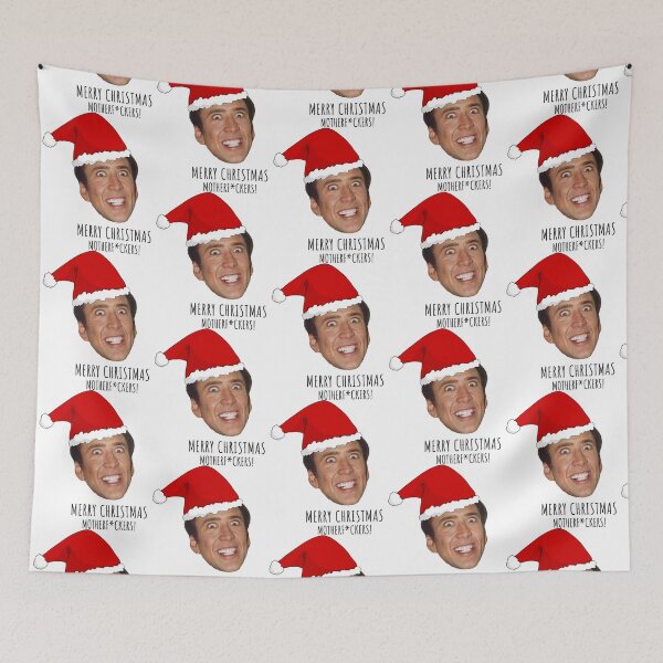 Item preview, Nicolas Cage Merry Christmas motherfckers   designed and sold by tinablanc.