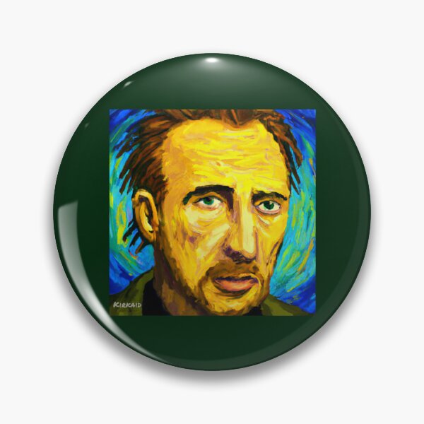 Item preview, Nicolas Cage Portait  Van Gogh Style  Colourful Art   designed and sold by tinablanc.
