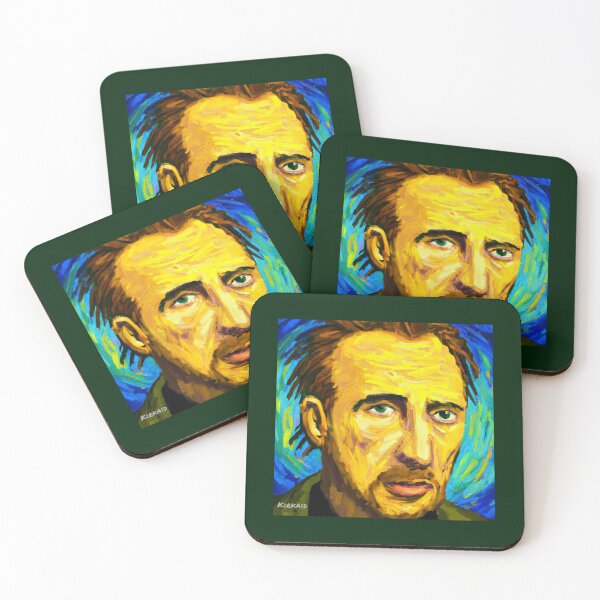 Item preview, Nicolas Cage Portait  Van Gogh Style  Colourful Art   designed and sold by tinablanc.