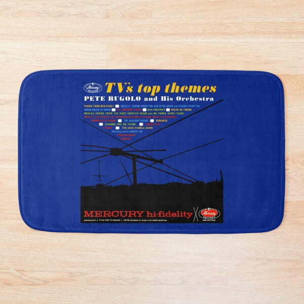 Item preview, TV'S TOP THEMES - RECORD SLEEVE designed and sold by ThrowbackAds.
