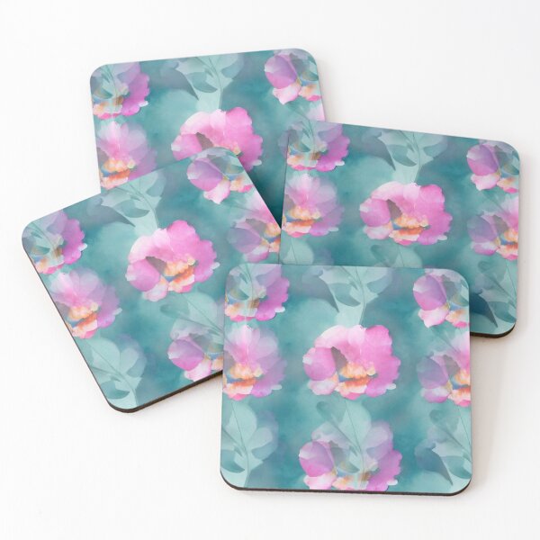 Item preview, Pastel floral abstract pattern designed and sold by Mirarima.