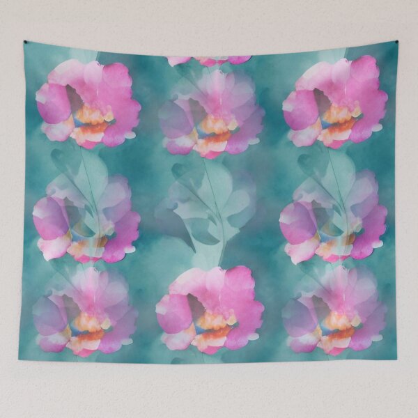 Item preview, Pastel floral abstract pattern designed and sold by Mirarima.