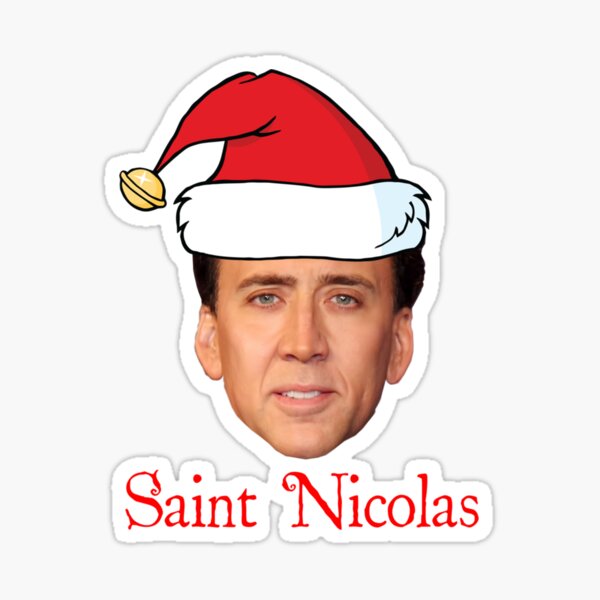 Item preview, Saint Nicolas Cage Christmas    designed and sold by tinablanc.