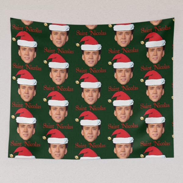 Item preview, Saint Nicolas Cage Christmas    designed and sold by tinablanc.