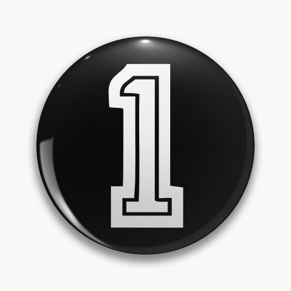 Item preview, One White Number One designed and sold by Aurorapod.