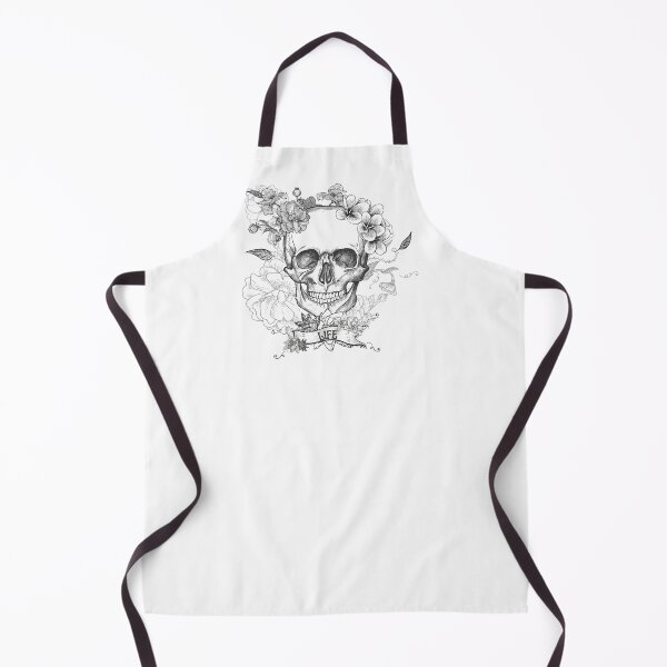 Item preview, Life and Death Floral Skull Art designed and sold by CreativNode.