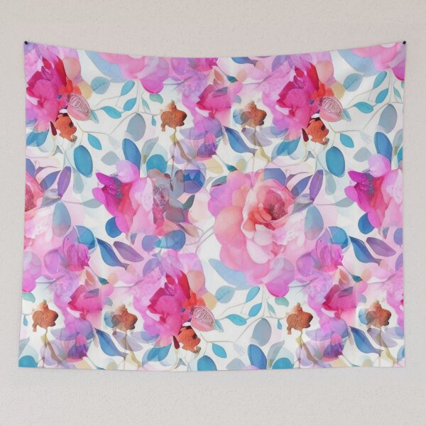 Item preview, Pastel floral abstract pattern designed and sold by Mirarima.