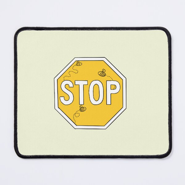 Item preview, Yellow Bee Stop Sign designed and sold by randomvlover.
