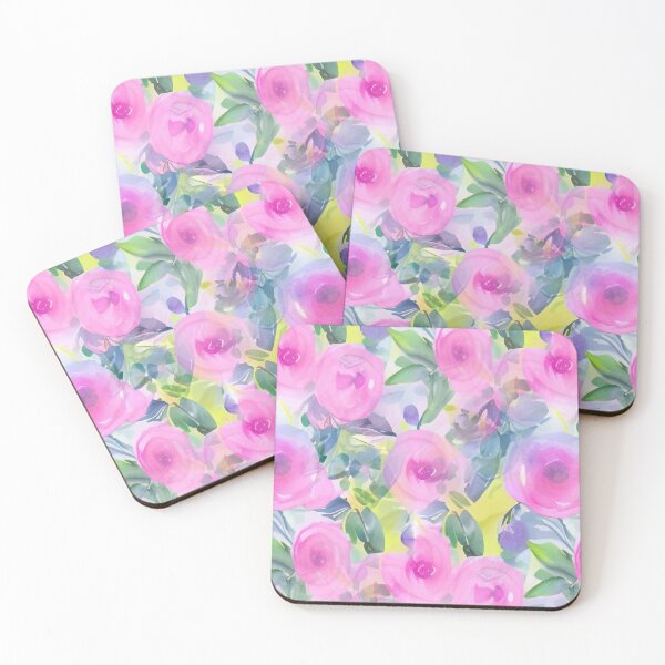 Item preview, Pastel floral abstract pattern designed and sold by Mirarima.