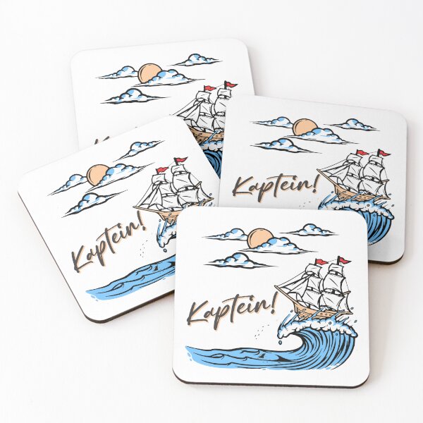 Item preview, Kaptein! Muere seile! designed and sold by SwankySwan.
