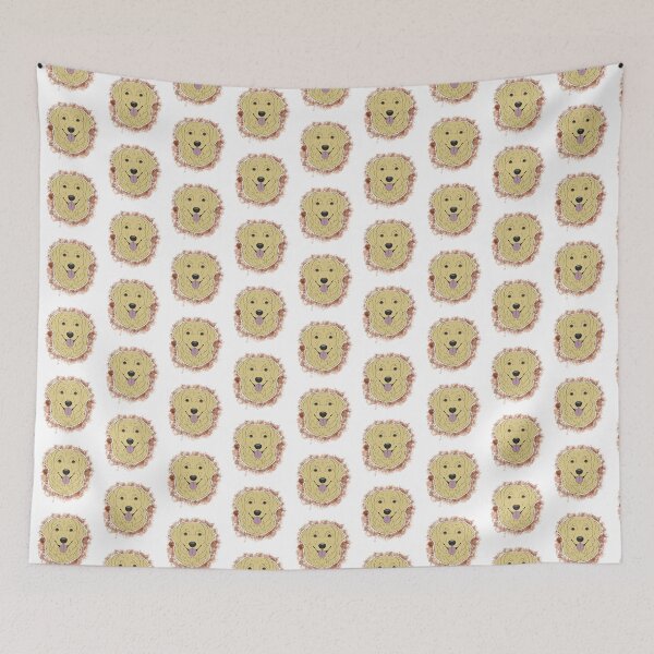 Item preview, Golden Retriever - Gold Watercolour designed and sold by Cynthiaetal.