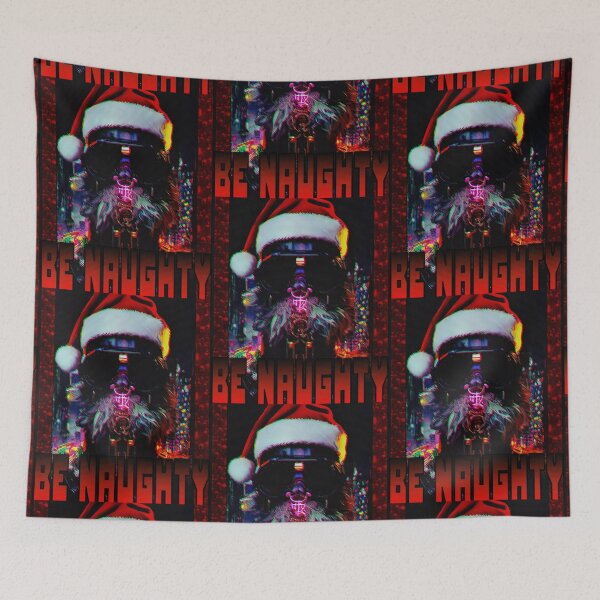 Item preview, Cyberpunk Santa - Evil Santa - For Creepmas and Gothmas designed and sold by RabbitLair.