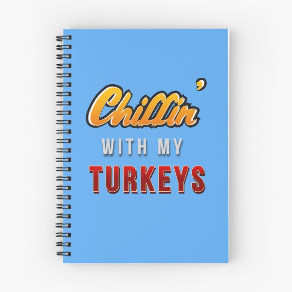 Item preview, Chillin' with my Turkeys| Thanksgiving Day happy quote design| Party Mathing Outfits| Family,Kids,Boys,Cousin,Girls,Crew,Team designed and sold by Alessandro Portavoce.