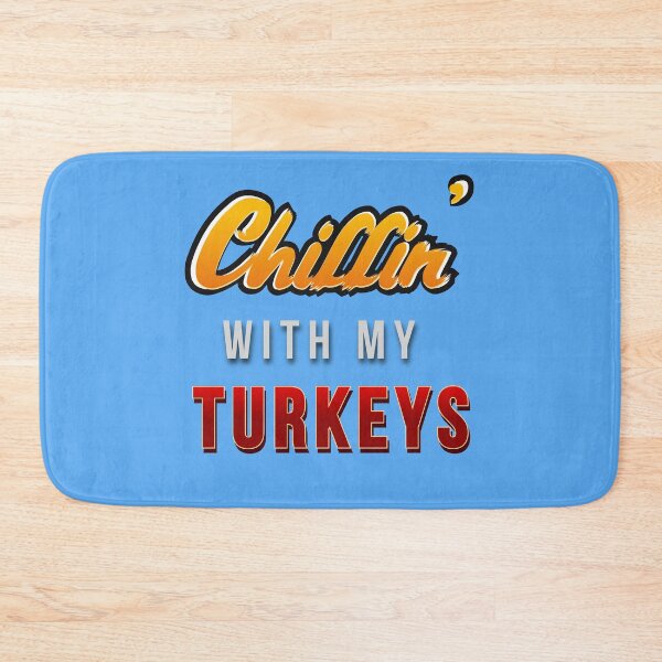 Item preview, Chillin' with my Turkeys| Thanksgiving Day happy quote design| Party Mathing Outfits| Family,Kids,Boys,Cousin,Girls,Crew,Team designed and sold by Alessandro Portavoce.