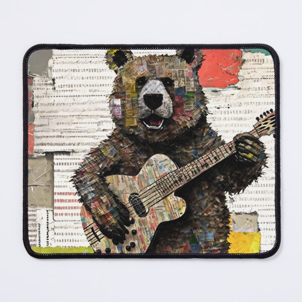 Artikelvorschau, HEAVY METAL BEAR Midjourney-KI-Kunstwerk entworfen und verkauft von davidjulie.