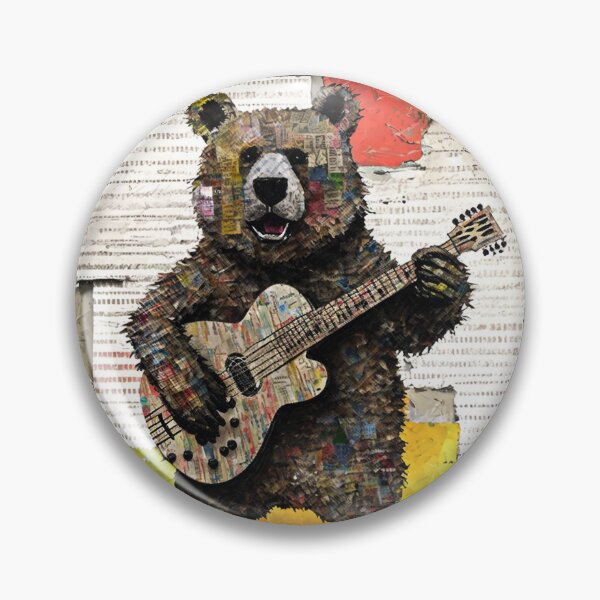 Artikelvorschau, HEAVY METAL BEAR Midjourney-KI-Kunstwerk entworfen und verkauft von davidjulie.