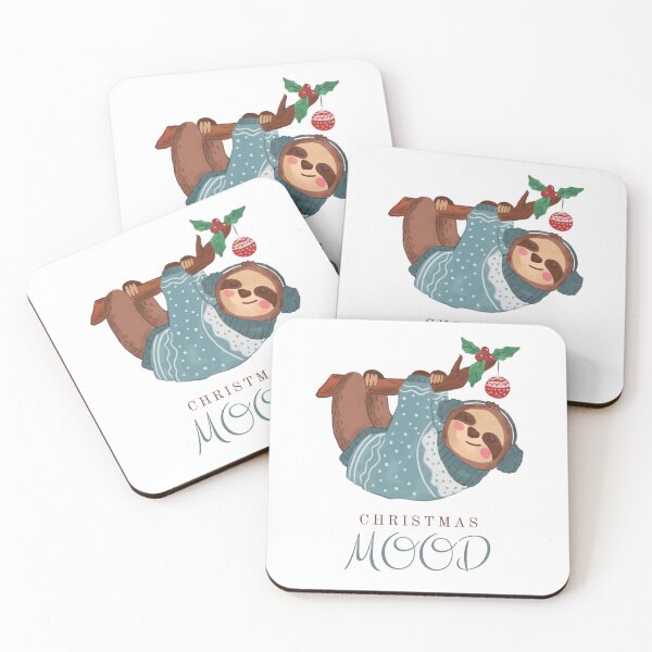 Item preview, Christmas Sloth designed and sold by OwnDesignOnline.
