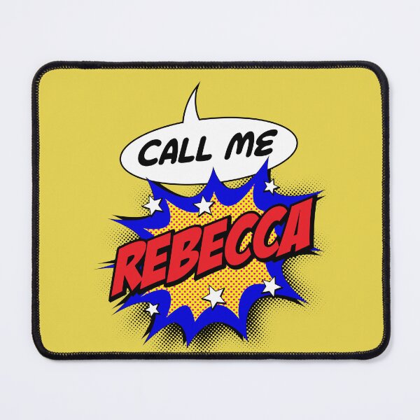 Item preview, Personalised Call Me Rebecca Pop Art Comic Design designed and sold by CandOCreative.