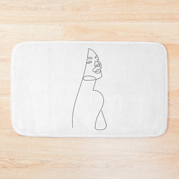 Item preview, Beautiful with long hair | One Line Drawing | One Line Art | Minimal | Minimalist designed and sold by One-Line-Artist.